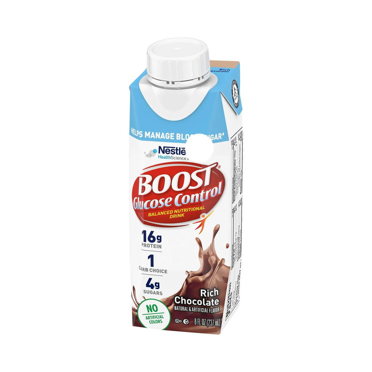 Boost® Glucose Control Chocolate Balanced Nutritional Drink, 8-ounce carton Boost Glucose Control®