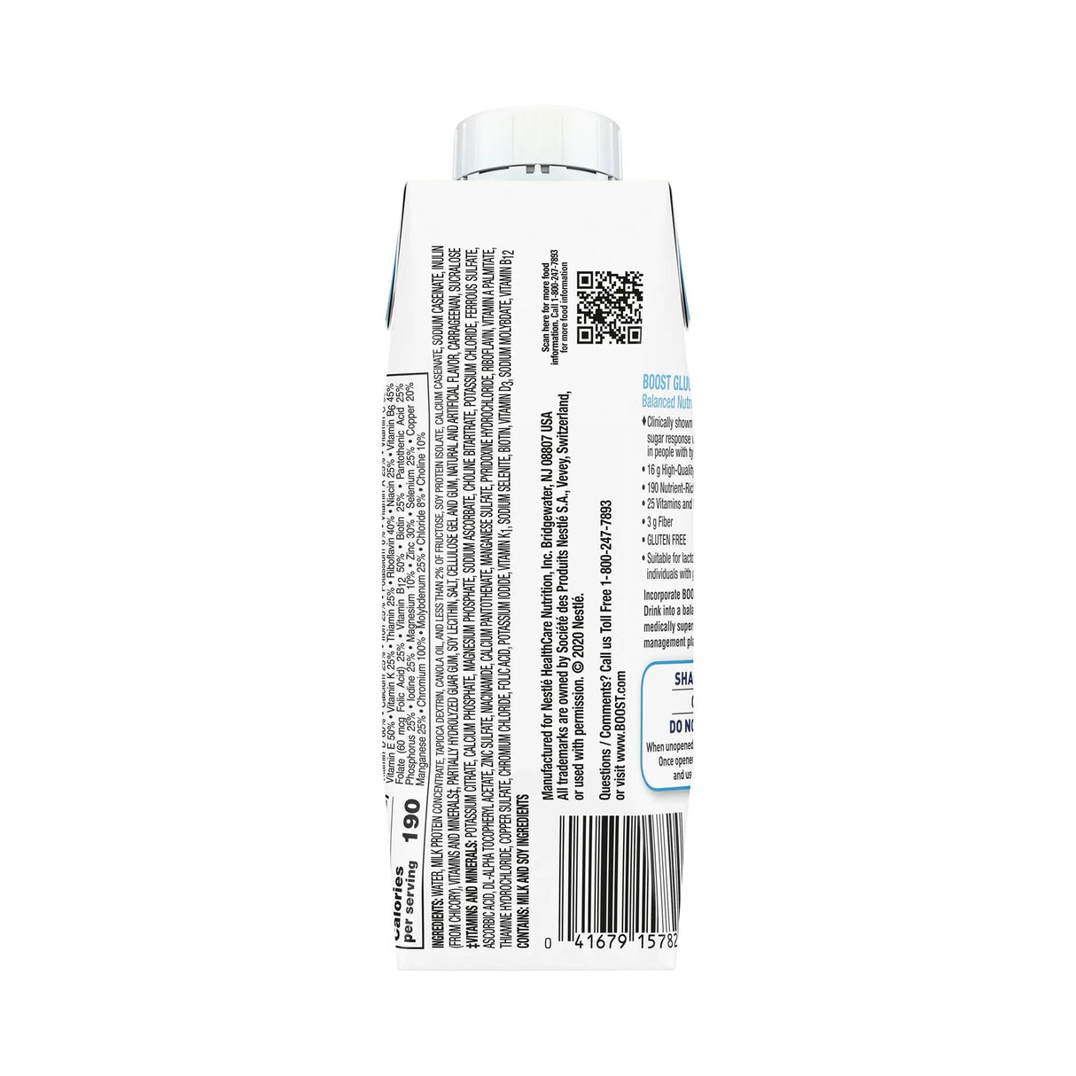 Boost® Glucose Control Vanilla Balanced Nutritional Drink, 8-ounce carton Boost Glucose Control®