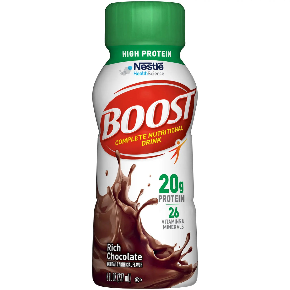 Boost® High Protein Chocolate Complete Nutritional Drink, 8-ounce bottle Boost® High Protein