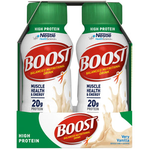 Boost® High Protein Vanilla Complete Nutritional Drink, 8 oz. Bottle Boost® High Protein
