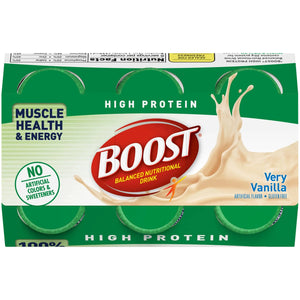 Boost® High Protein Vanilla Complete Nutritional Drink, 8 oz. Bottle Boost® High Protein