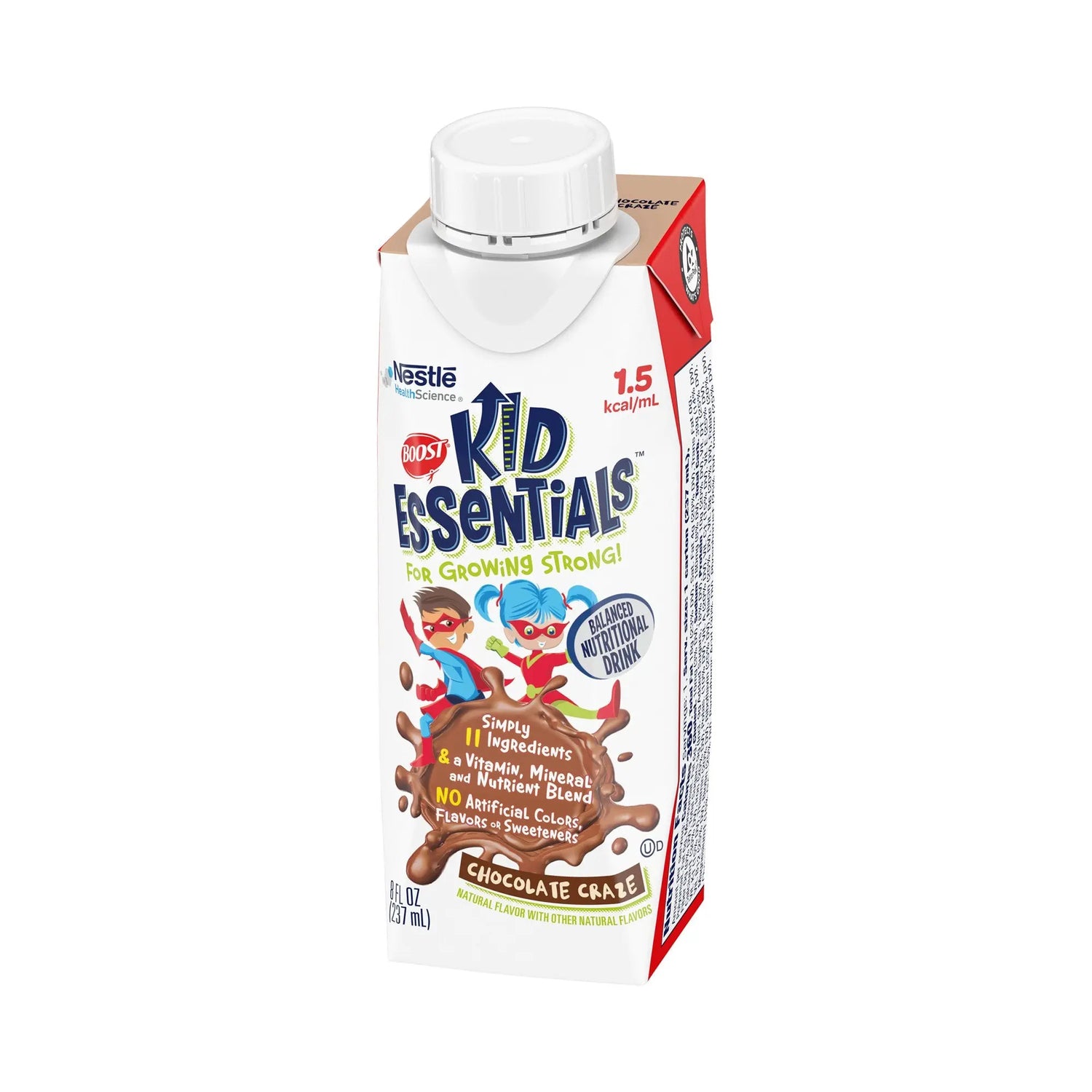 Boost® Kid Essentials™ 1.5 Chocolate Oral Supplement, 8 oz. Carton Boost® Kid Essentials™ 1.5