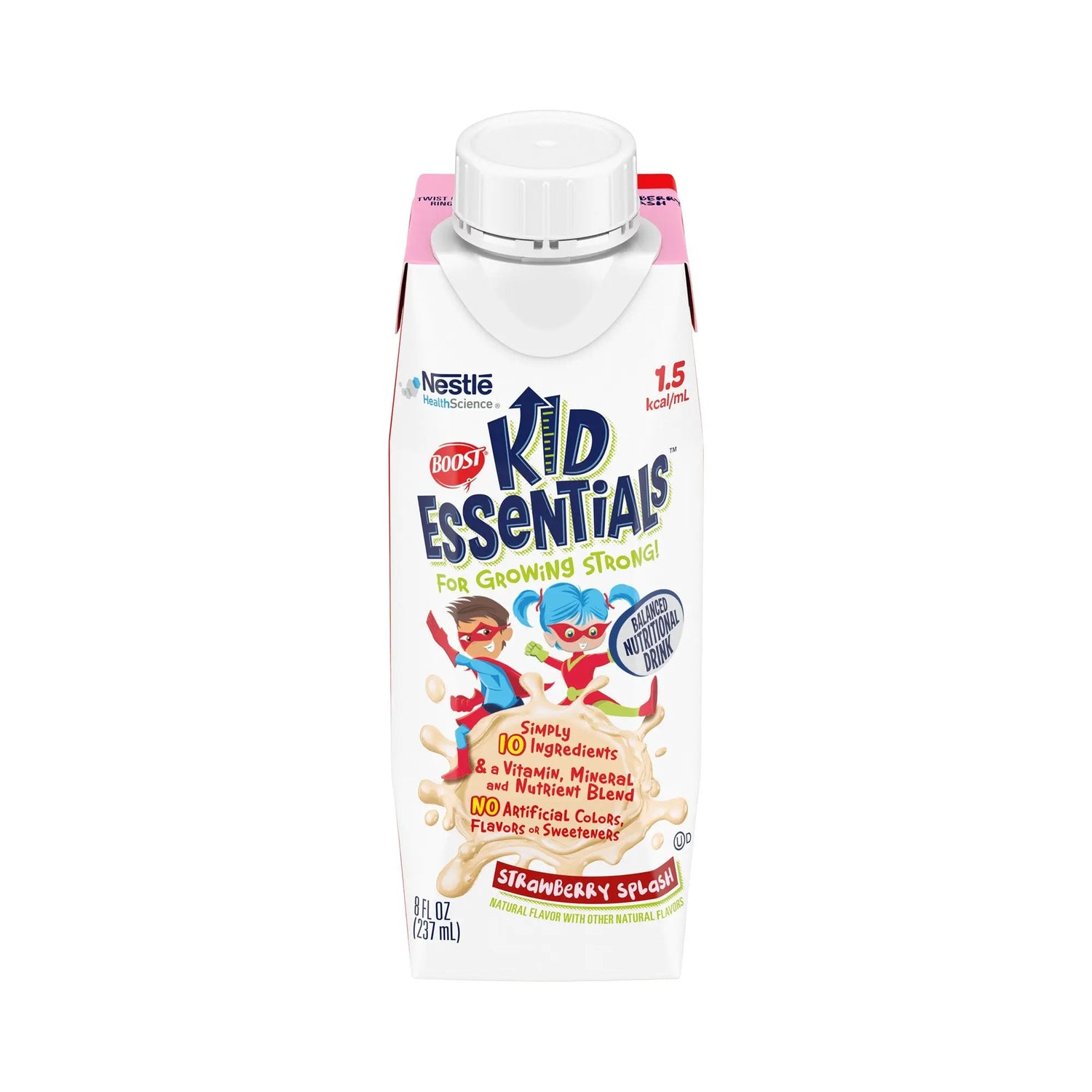 Boost® Kid Essentials™ 1.5 Strawberry Pediatric Oral Supplement, 8 oz. Carton Boost® Kid Essentials™ 1.5