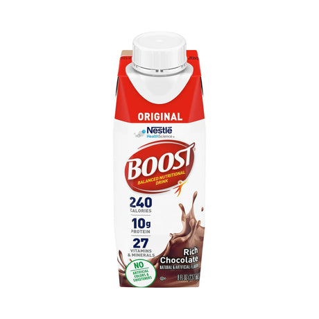 Boost® Original Chocolate Balanced Nutritional Drink, 8-ounce carton Boost® Original