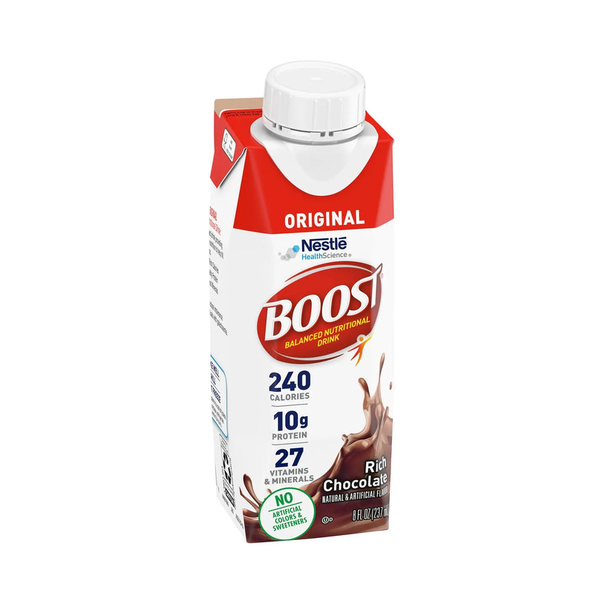 Boost® Original Chocolate Balanced Nutritional Drink, 8-ounce carton Boost® Original
