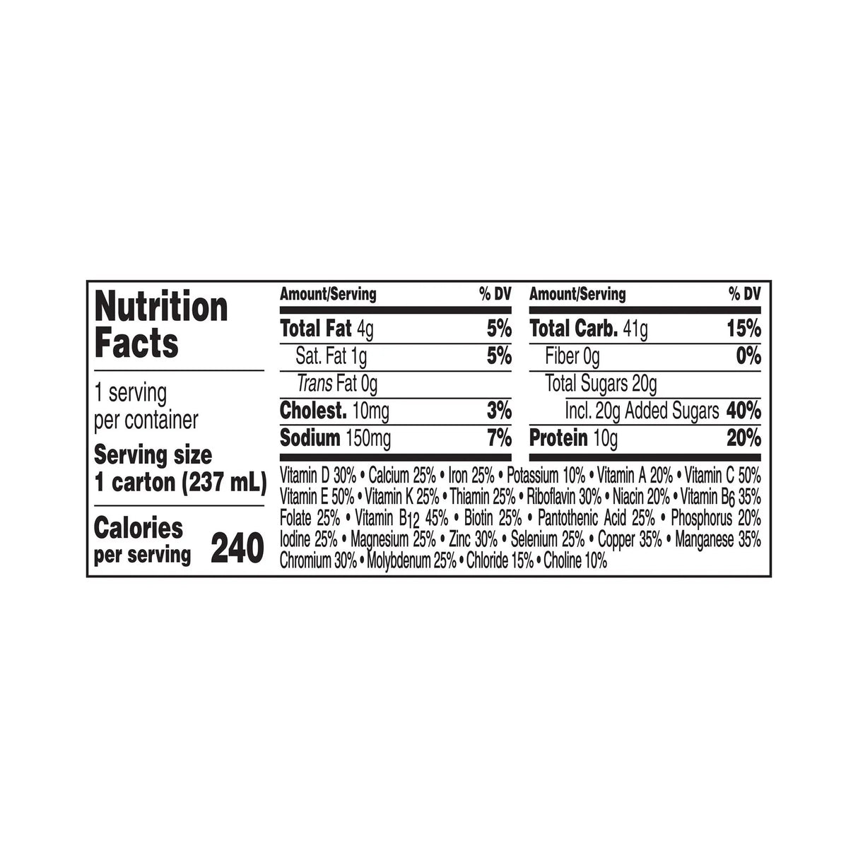 Boost® Original Chocolate Balanced Nutritional Drink, 8-ounce carton Boost® Original