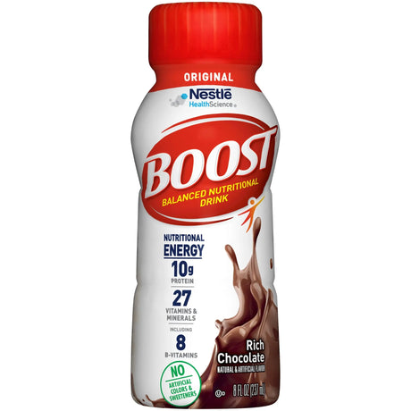 Boost® Original Chocolate Balanced Nutritional Drink, 8 oz. Bottle Boost® Original