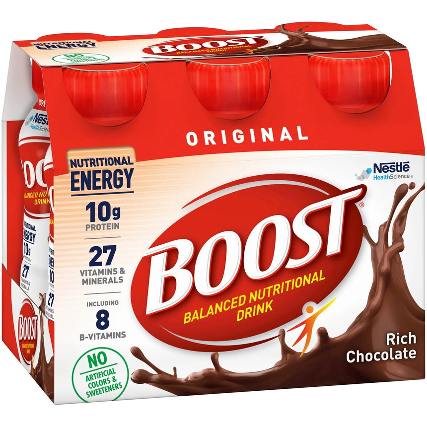 Boost® Original Chocolate Balanced Nutritional Drink, 8 oz. Bottle Boost® Original