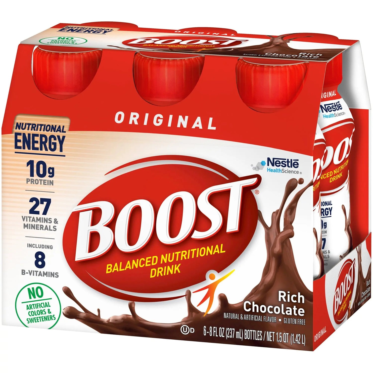 Boost® Original Chocolate Balanced Nutritional Drink, 8 oz. Bottle Boost® Original