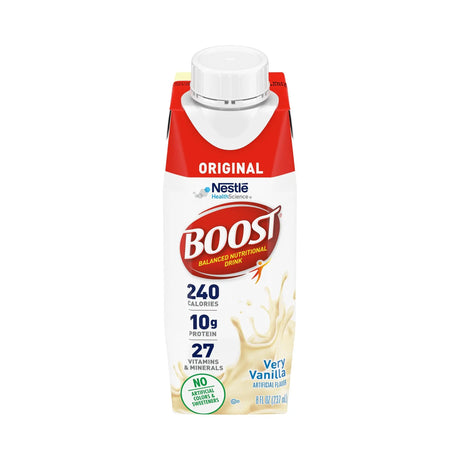 Boost® Original Vanilla Balanced Nutritional Drink, 8-ounce carton Boost® Original