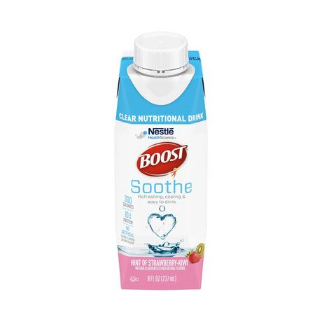 Boost® Soothe Strawberry Kiwi Clear Nutritional Drink, 8-ounce carton Boost® Soothe