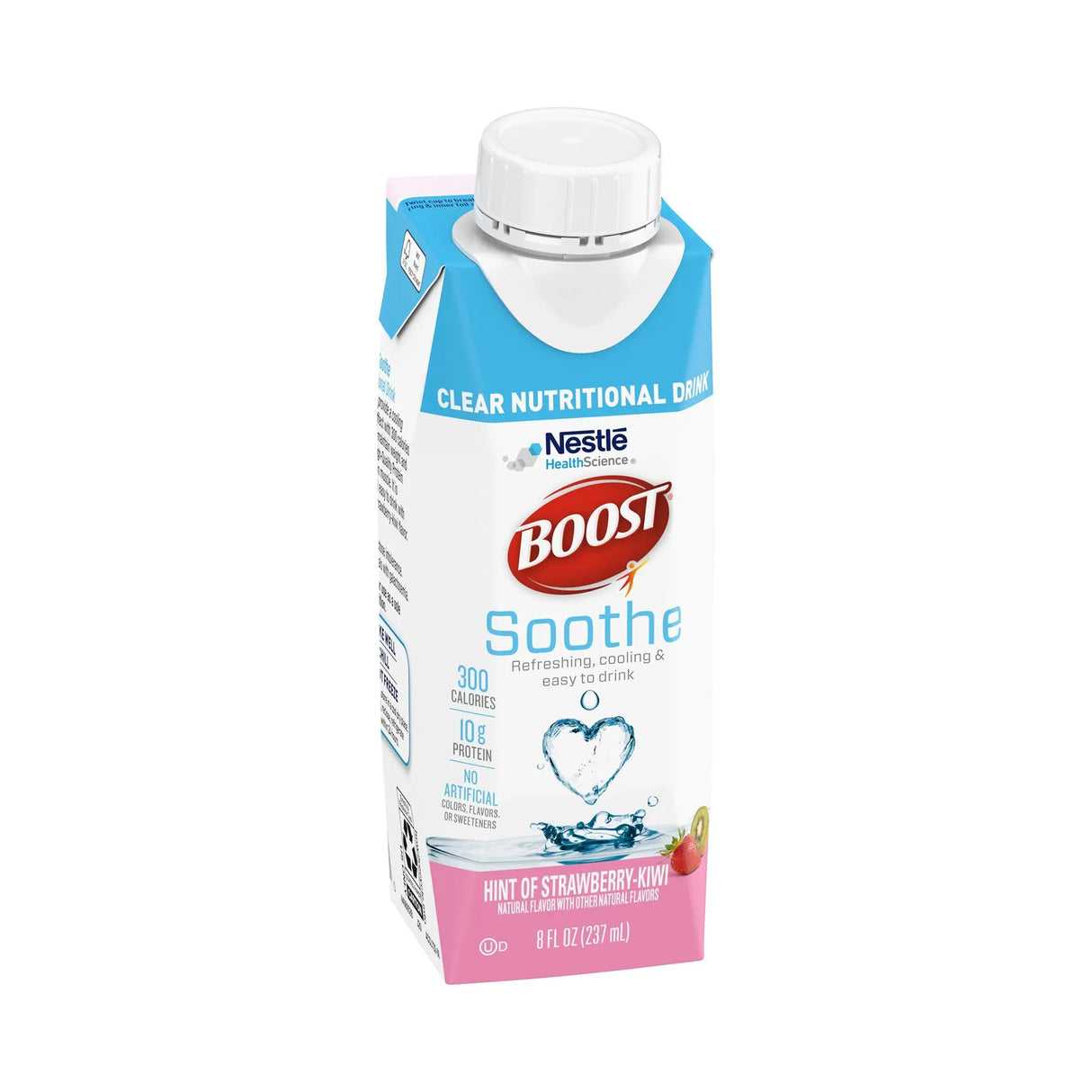 Boost® Soothe Strawberry Kiwi Clear Nutritional Drink, 8-ounce carton Boost® Soothe