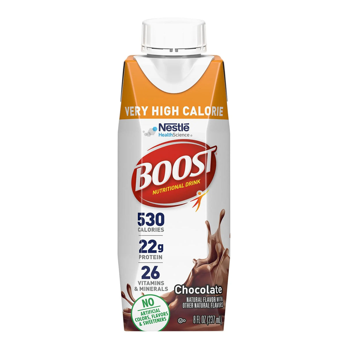 Boost® Very High Calorie Chocolate Nutritional Drink, 8-ounce carton Boost® Very High Calorie