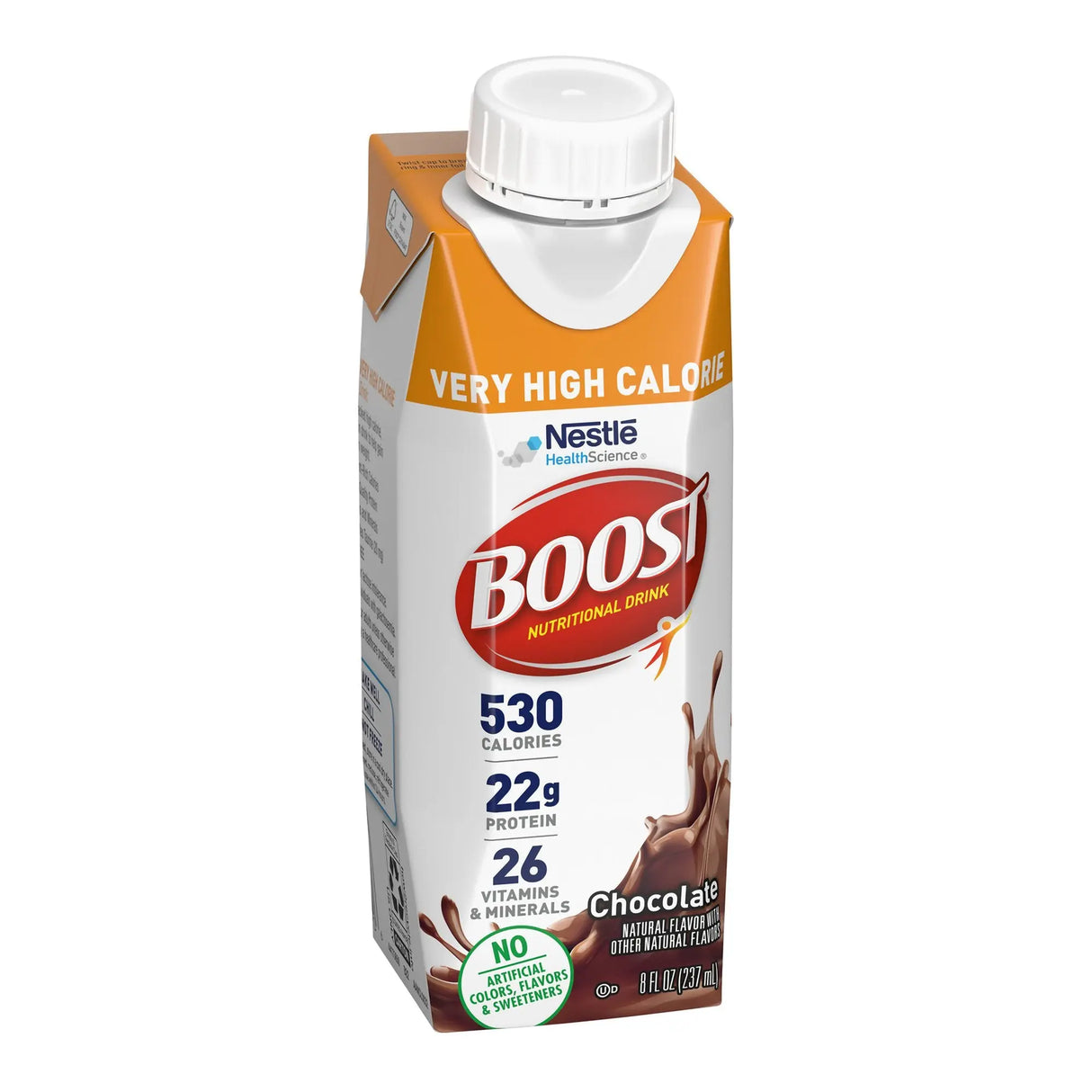 Boost® Very High Calorie Chocolate Nutritional Drink, 8-ounce carton Boost® Very High Calorie