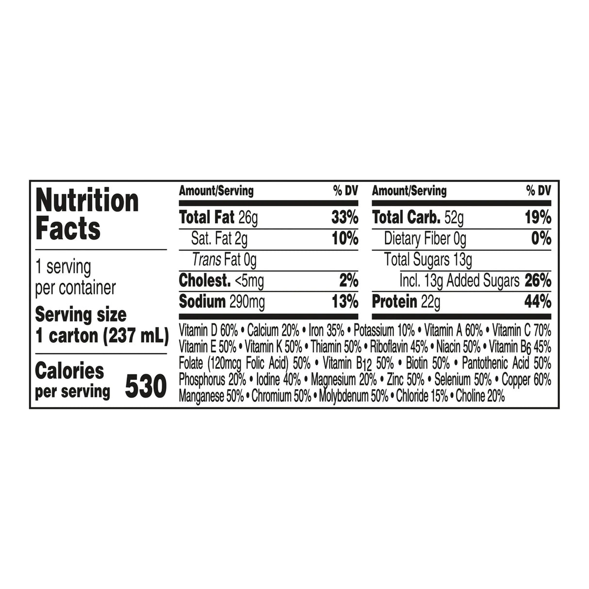 Boost® Very High Calorie Chocolate Nutritional Drink, 8-ounce carton Boost® Very High Calorie