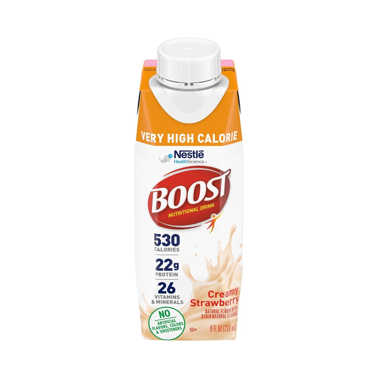 Boost® Very High Calorie Strawberry Nutritional Drink, 8-ounce carton Boost® Very High Calorie