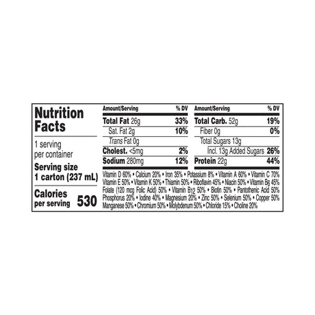 Boost® Very High Calorie Vanilla Nutritional Drink, 8-ounce carton Boost® Very High Calorie