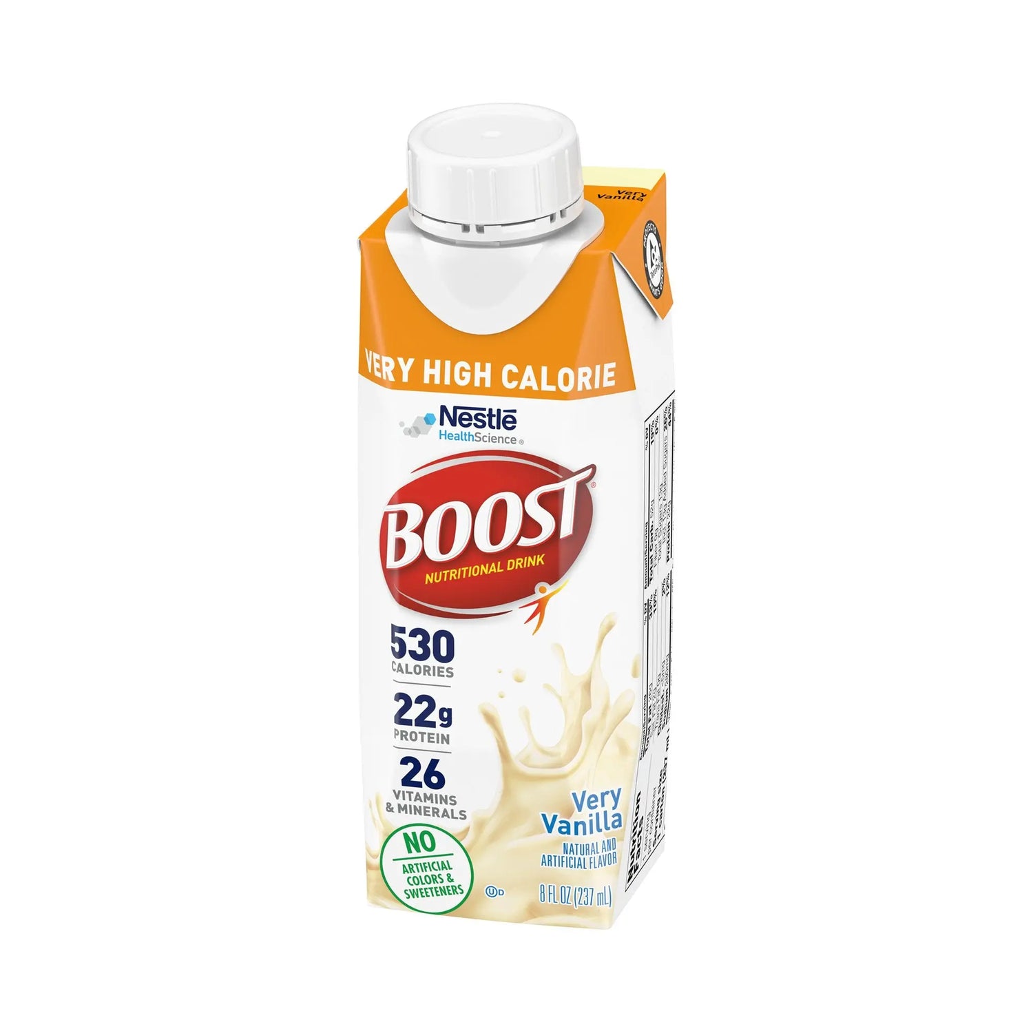 Boost® Very High Calorie Vanilla Nutritional Drink, 8-ounce carton Boost® Very High Calorie