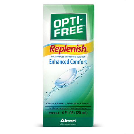 Opti Free® Replenish® Sodium Citrate / Sodium Chloride / Boric Acid Contact Lens Solution Opti Free® Replenish®