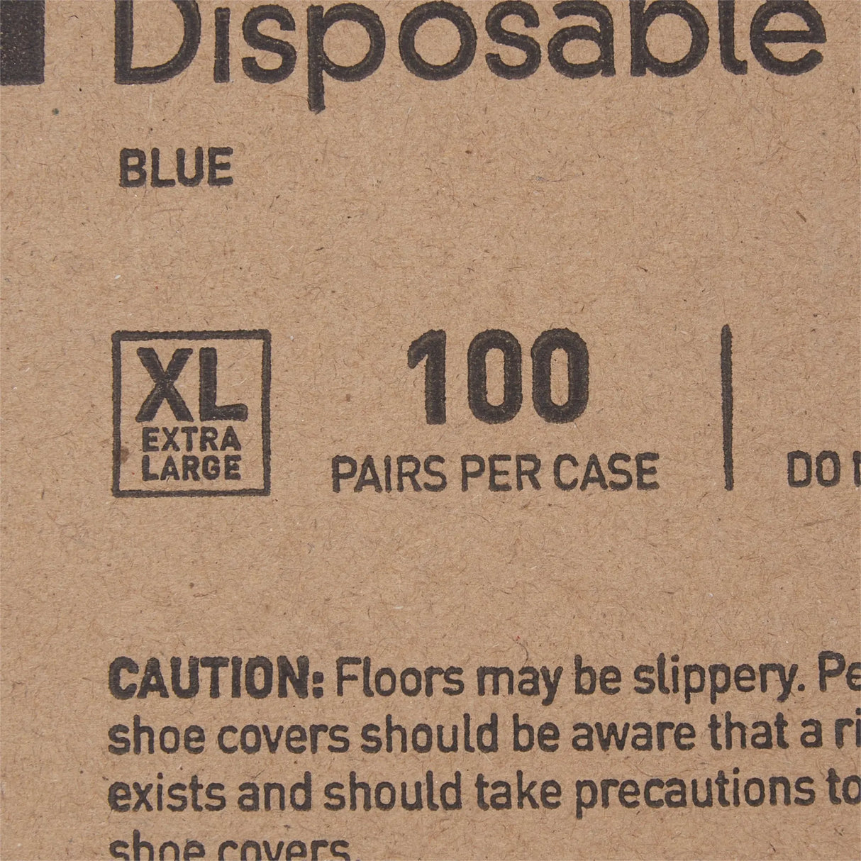 McKesson Blue Shoe Covers, Non-Skid, 100 Pairs/Box, X-Large McKesson