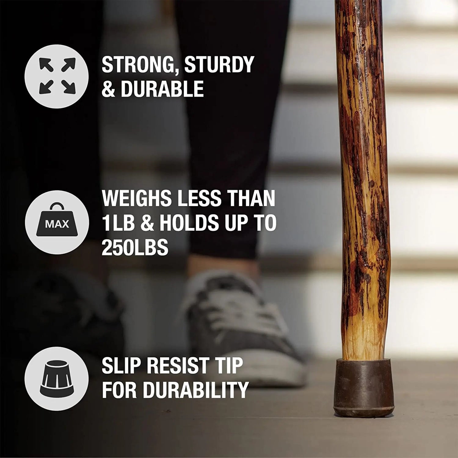 Brazos™ Free Form Safari Walking Stick, 55-Inch Height Brazos™