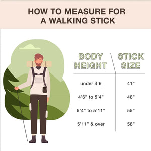 Brazos™ Free Form Safari Walking Stick, 55-Inch Height Brazos™