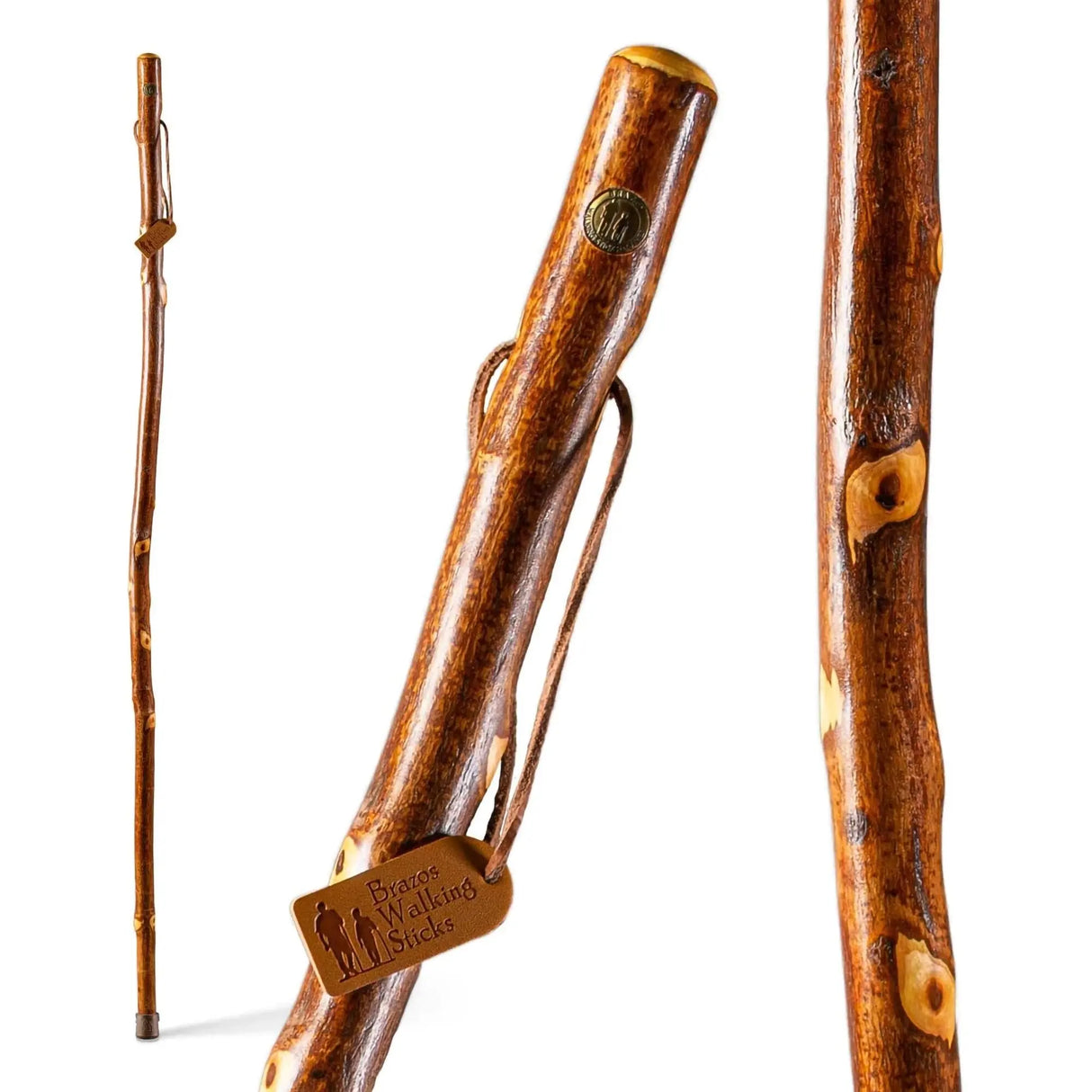 Brazos™ Hawthorn Rustic Walking Stick, 48-Inch Height Brazos™ Free Form