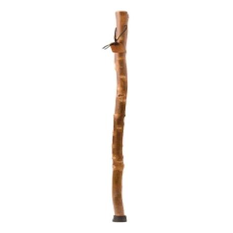 Brazos™ Sapling American Hardwood Free-Form Walking Stick with Compass, 55-Inch Height, Brown Brazos™