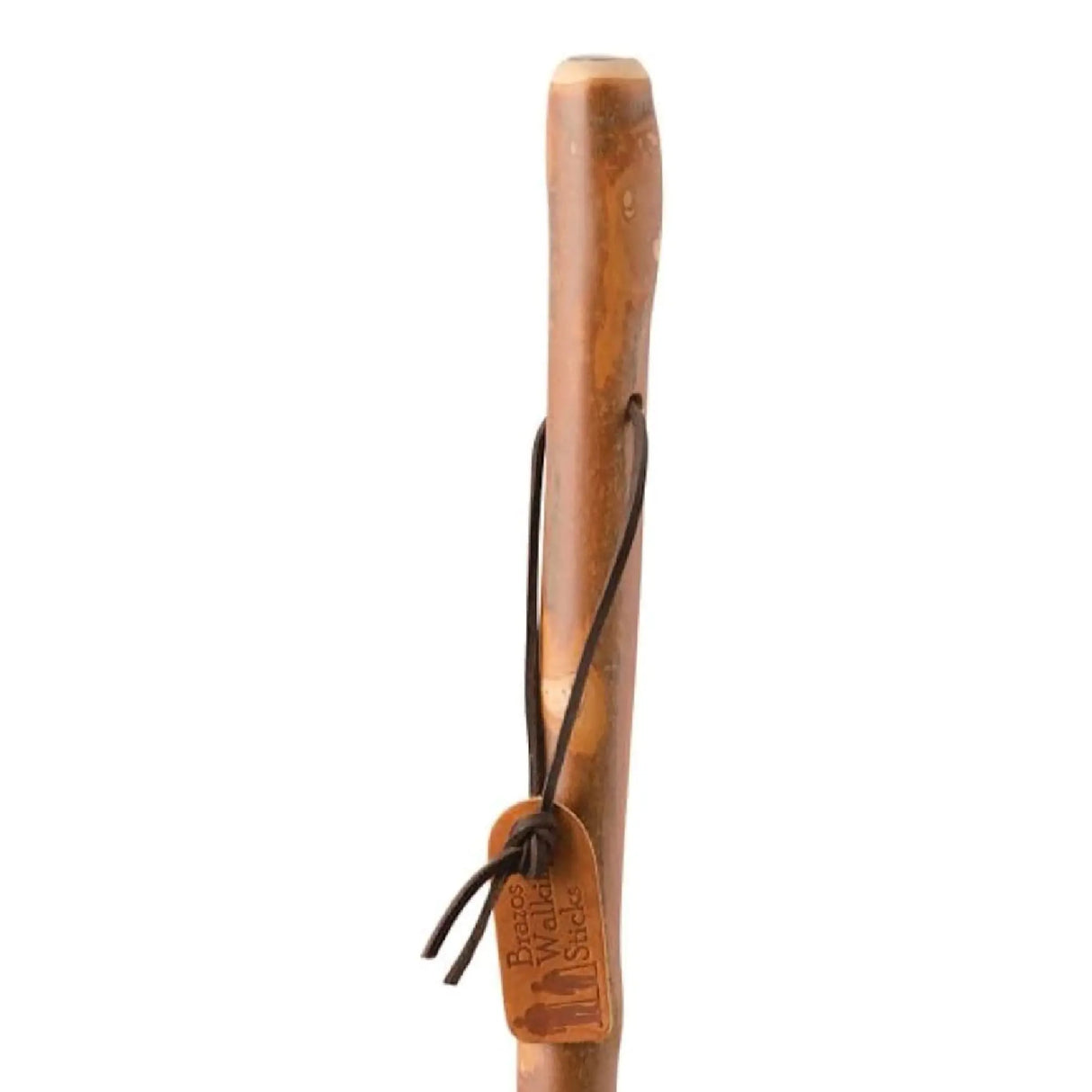 Brazos™ Sapling American Hardwood Free-Form Walking Stick with Compass, 55-Inch Height, Brown Brazos™