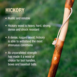 Brazos™ Twisted Hickory Rustic Walking Stick, 41-Inch Brazos™ Twisted