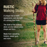 Brazos™ Twisted Hickory Rustic Walking Stick, 41-Inch Brazos™ Twisted