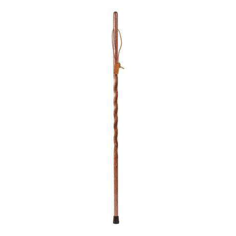 Brazos™ Twisted Oak Backpacker Handcrafted Walking Stick, 48-Inch Height, Red Brazos™ Twisted