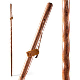 Brazos™ Twisted Oak Backpacker Handcrafted Walking Stick, 48-Inch Height, Red Brazos™ Twisted