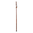 Brazos™ Twisted Oak Trekker Handcrafted Walking Stick, Red, 55-Inch Brazos™ Twisted Trekker