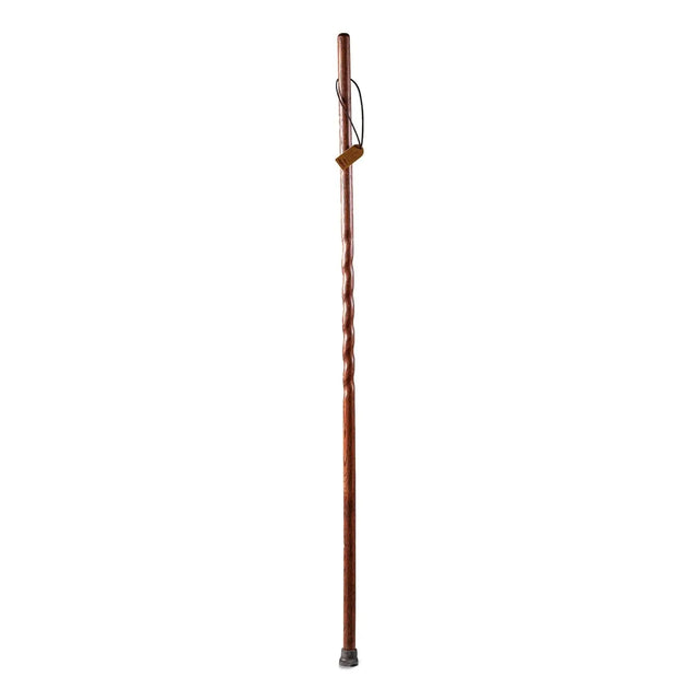 Brazos™ Twisted Oak Trekker Handcrafted Walking Stick, Red, 55-Inch Brazos™ Twisted Trekker