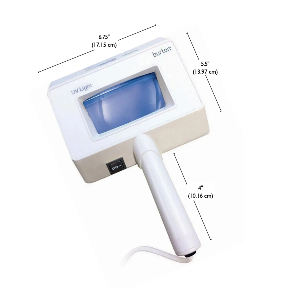 Burton Medical Products Ultraviolet Light with Magnifier, 2 UV Bulbs Burton Medical®