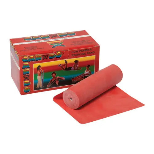 Cando Exercise Band Red Light  6-Yard Roll Movility LLC- CM