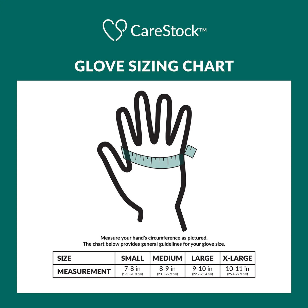 CareStock™ Nitrile Exam Glove, Extra Large, Blue CareStock™