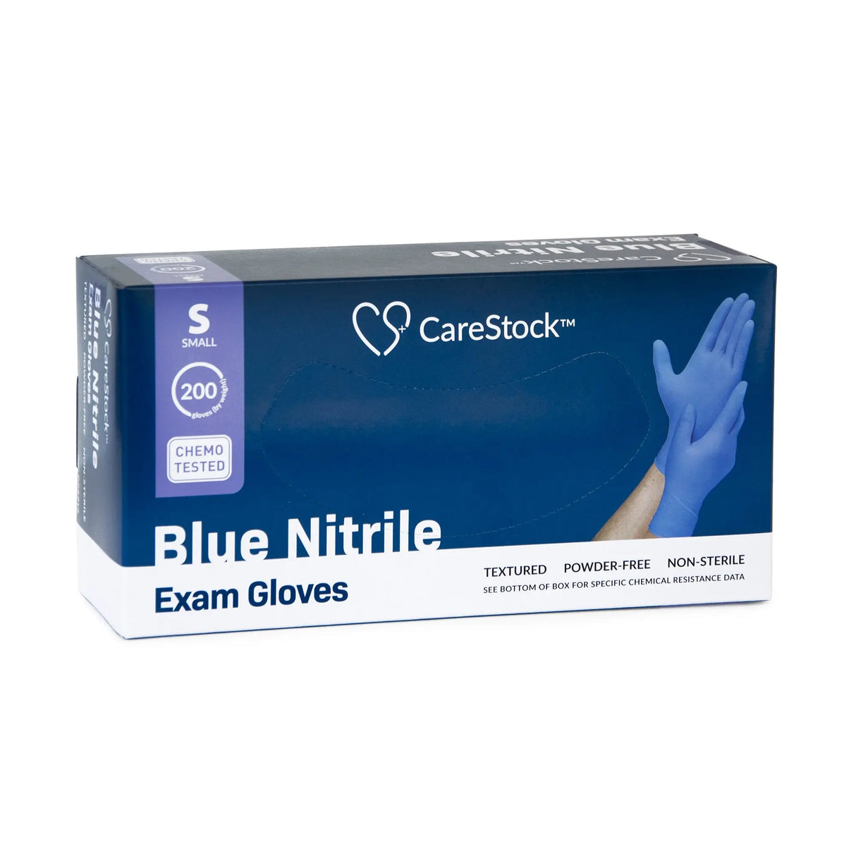 CareStock™ Nitrile Exam Glove, Small, Blue CareStock™