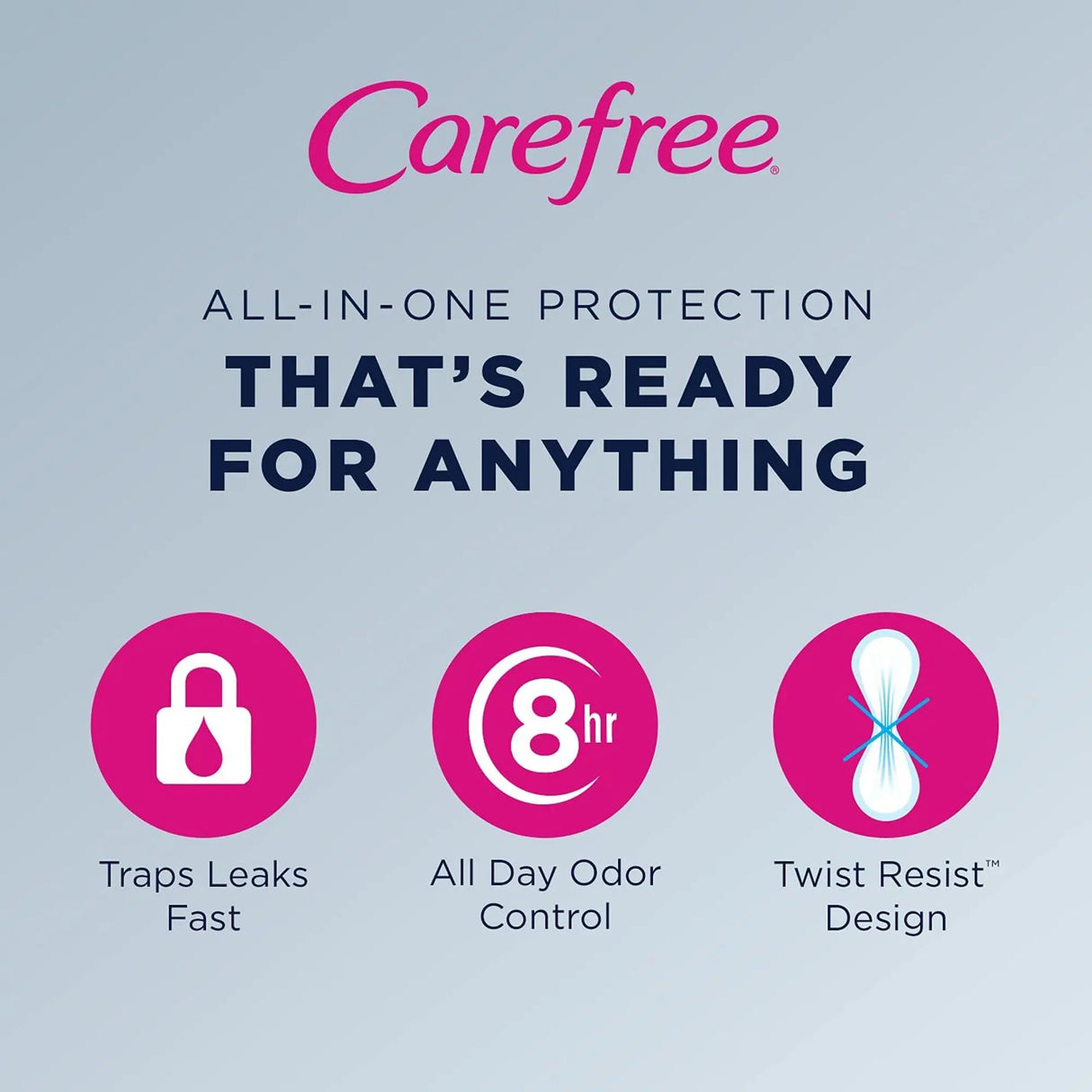 Carefree® Acti-Fresh® Regular Liners Carefree® actifresh®