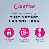 Carefree® Acti-Fresh® Regular Liners Carefree® actifresh®