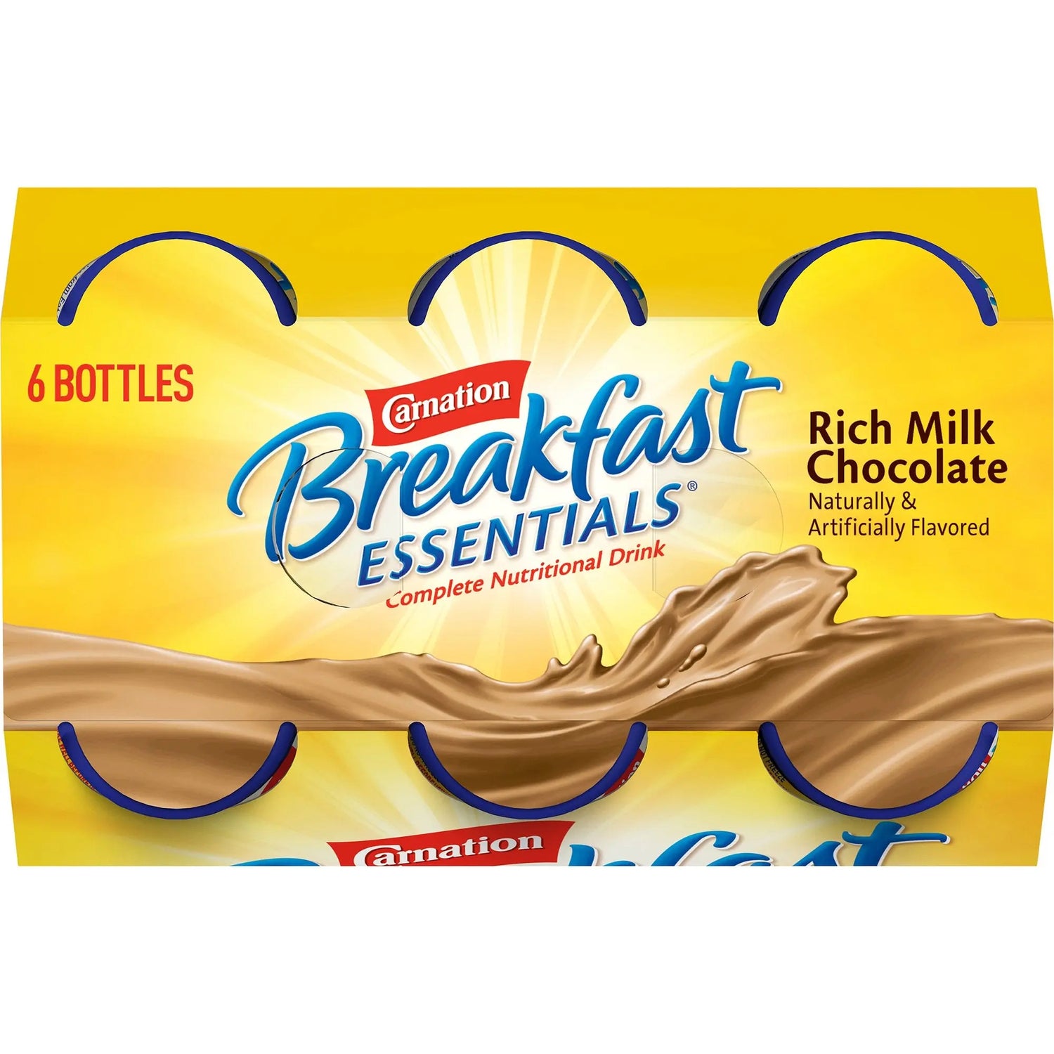 Carnation Breakfast Essentials® Chocolate Nutritional Drink, 8-ounce bottle Carnation Breakfast Essentials®