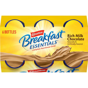 Carnation Breakfast Essentials® Chocolate Nutritional Drink, 8-ounce bottle Carnation Breakfast Essentials®