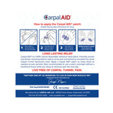 CarpalAid® Patch Hand-Based Carpal Tunnel Support, One Size Fits Most Carpal AID® Patch