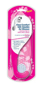 Clear Comfort Gel Insoles for Women (Fits Sizes 6-10) Pair Complete Medical