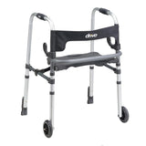 Clever-Lite LS Aluminum Dual Release Folding Walker, 29½ – 39 Inch Height Clever-Lite LS