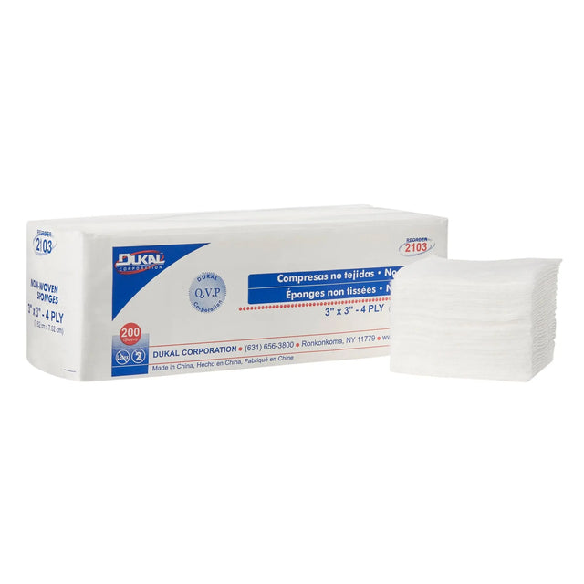 Clinisorb Nonwoven Sponge, 3 x 3 Inch, 4-Ply Clinisorb