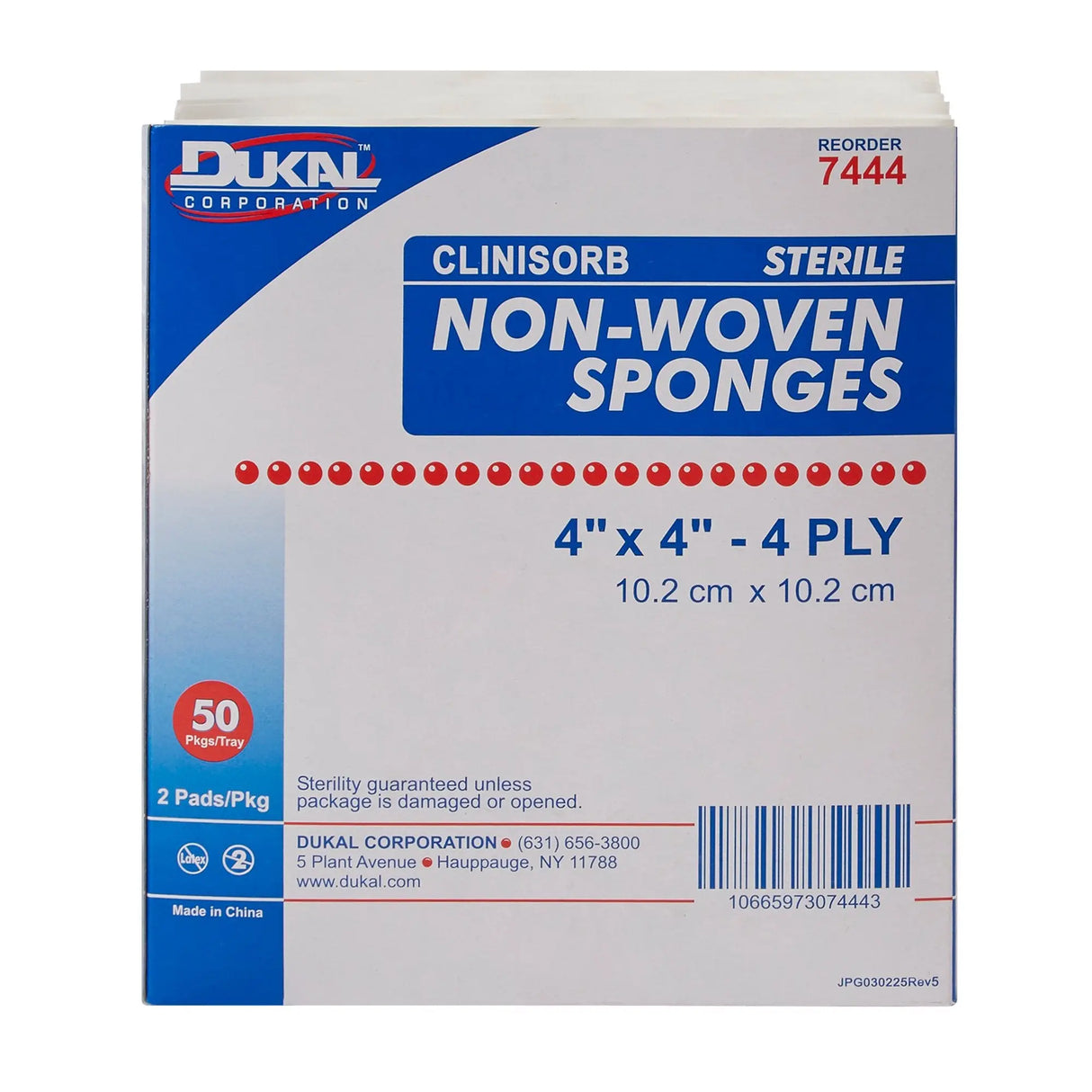 Clinisorb Sterile Nonwoven Sponge, 4 x 4 Inch Clinisorb