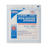 Clinisorb Sterile Nonwoven Sponge, 4 x 4 Inch Clinisorb