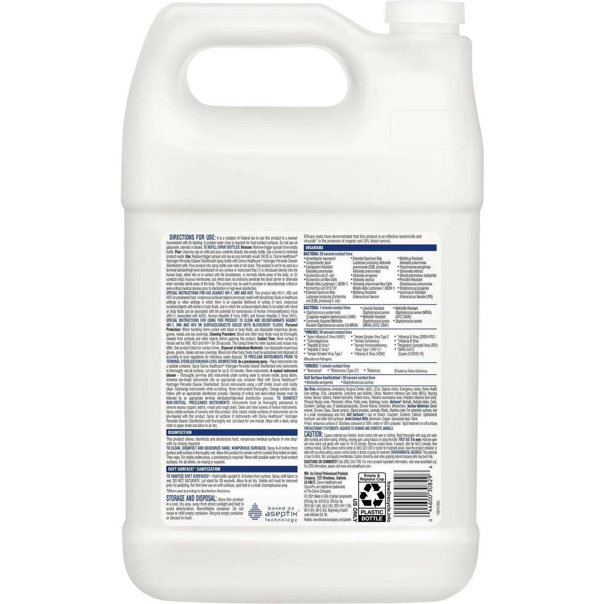 Clorox Healthcare® Surface Disinfectant Cleaner, 1 gal Jug Clorox Healthcare®